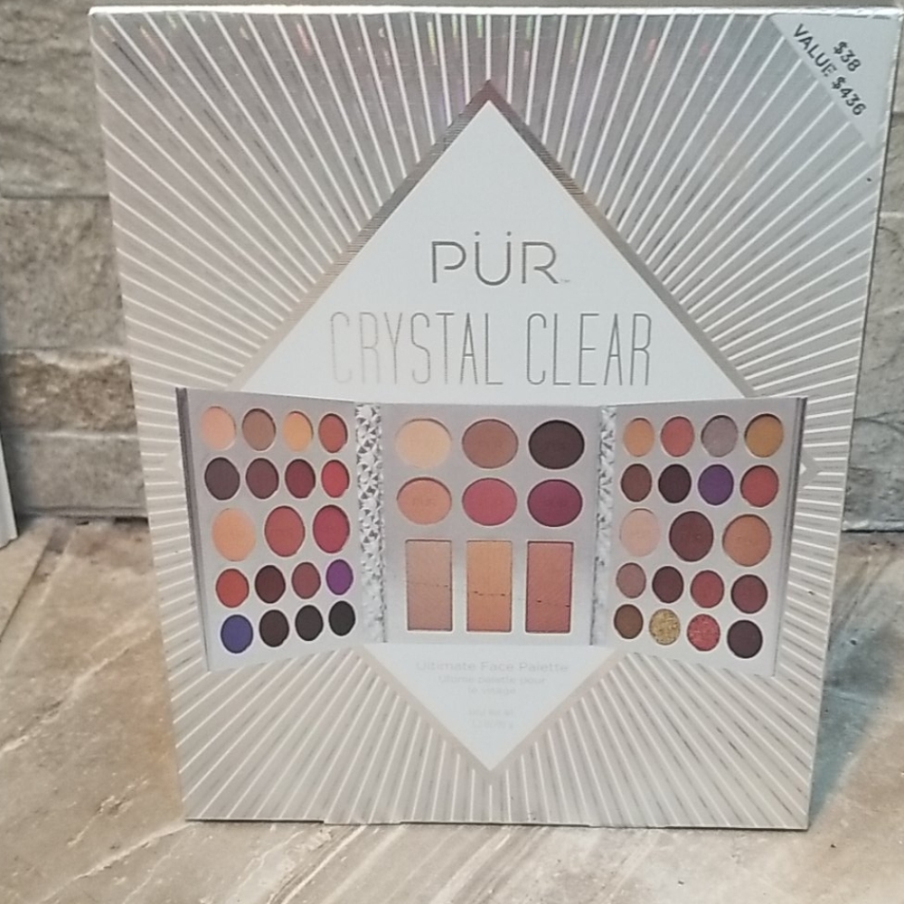 Pür Crystal Clear Ultimate Face Palette NIB + 2 Pi